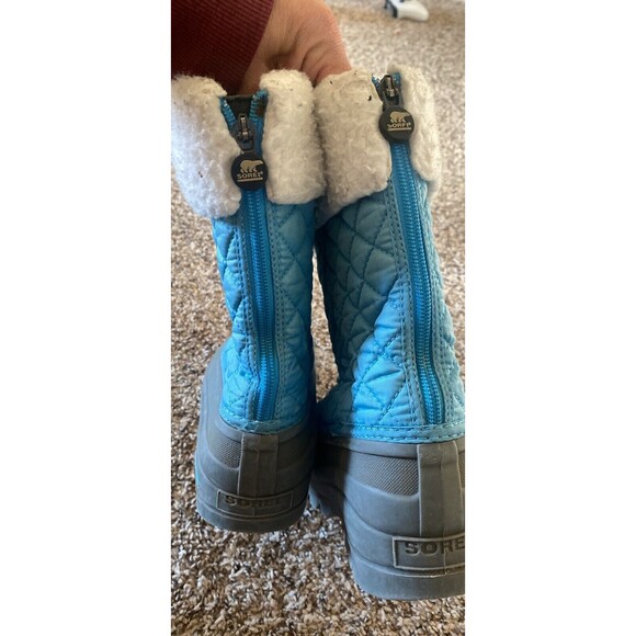 Sorel Kids Boots Blue and Gray size 5 - Picture 7 of 11